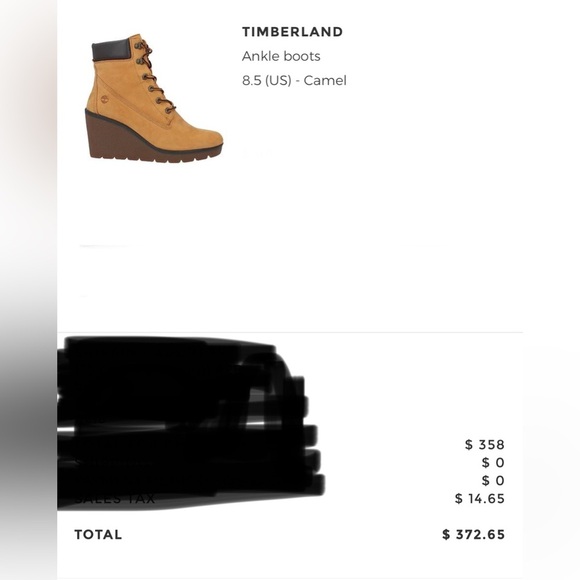 Timberland limited edition Women's Camel Wedge Ankle Boots Like New NO Box - Picture 2 of 14